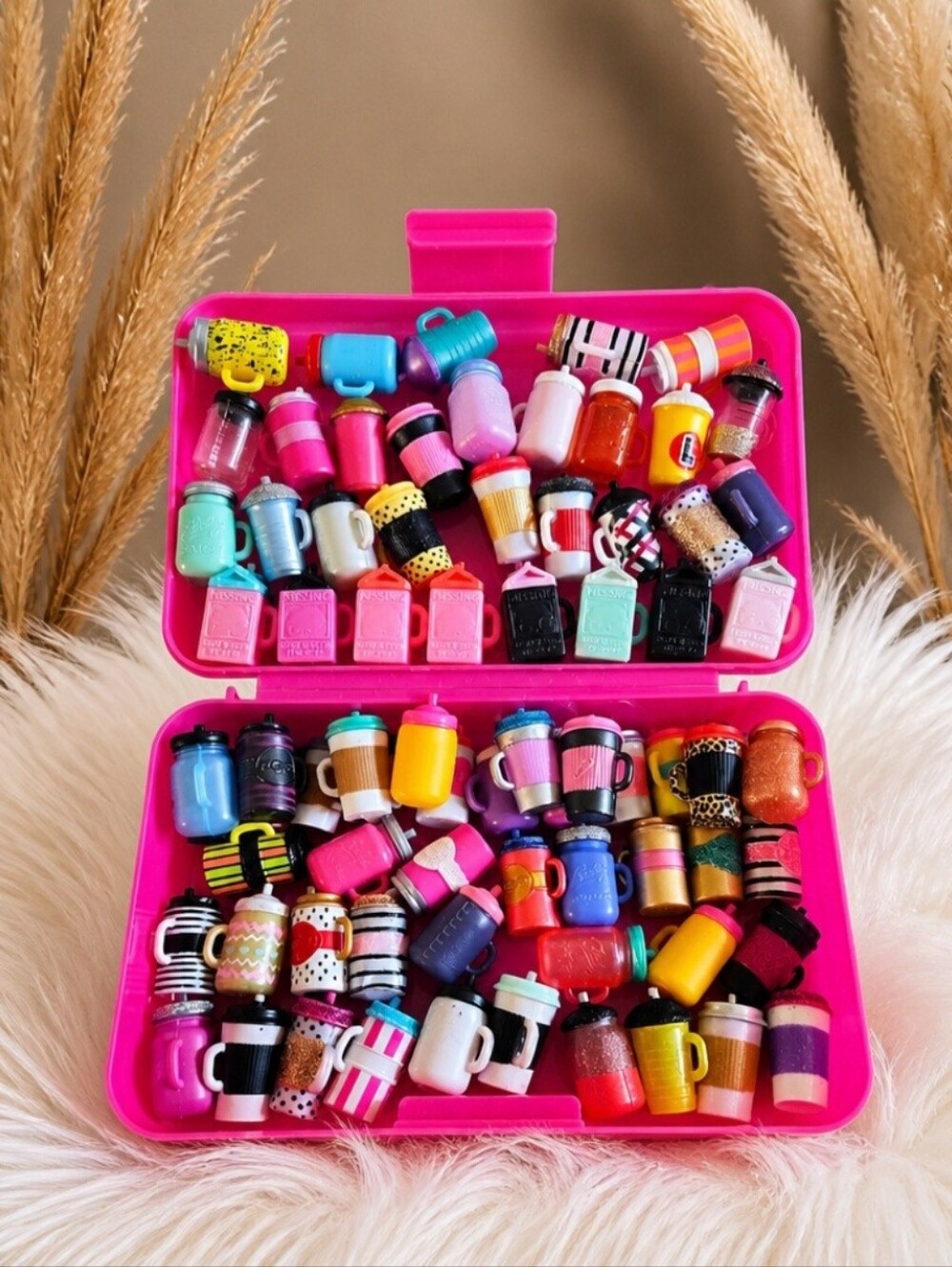 LOL SURPRISE DOLL BOTTLE CUP ACCESSORIES LOT OF 49